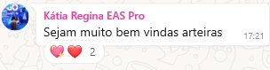 Depoimento de aluna EAS
